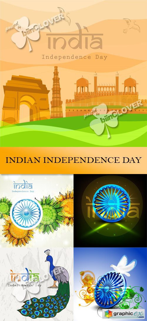 Vector Indian independence day 0444